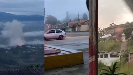 Disidencias atacan estación de Policía y bloquean la vía Panamericana en el norte del Cauca