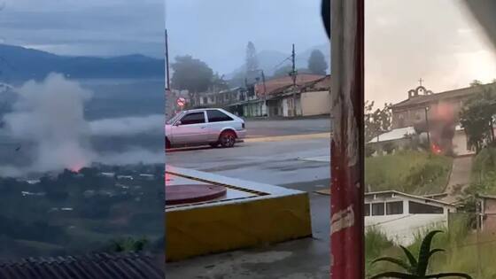 Disidencias atacan estación de Policía y bloquean la vía Panamericana en el norte del Cauca