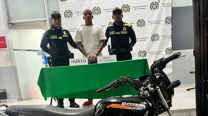 Capturan en Puerto Colombia a un hombre señalado de robar una moto y pertenencias en Cartagena