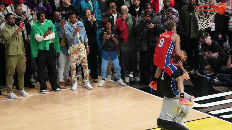 Mac McClung asombra y arrasa en el concurso de mates de la NBA