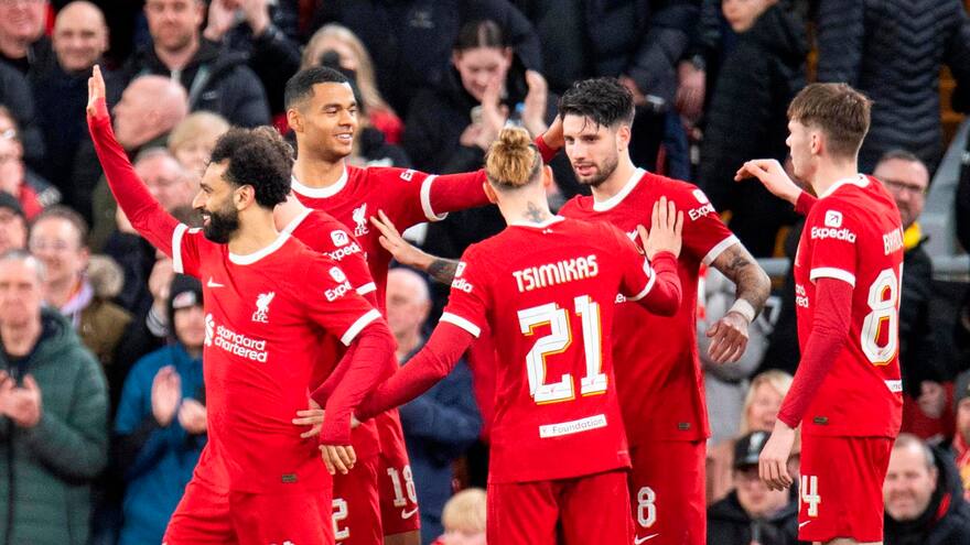 Liverpool 6, Sparta Praga 1: sin despeinarse y sin Luis Díaz