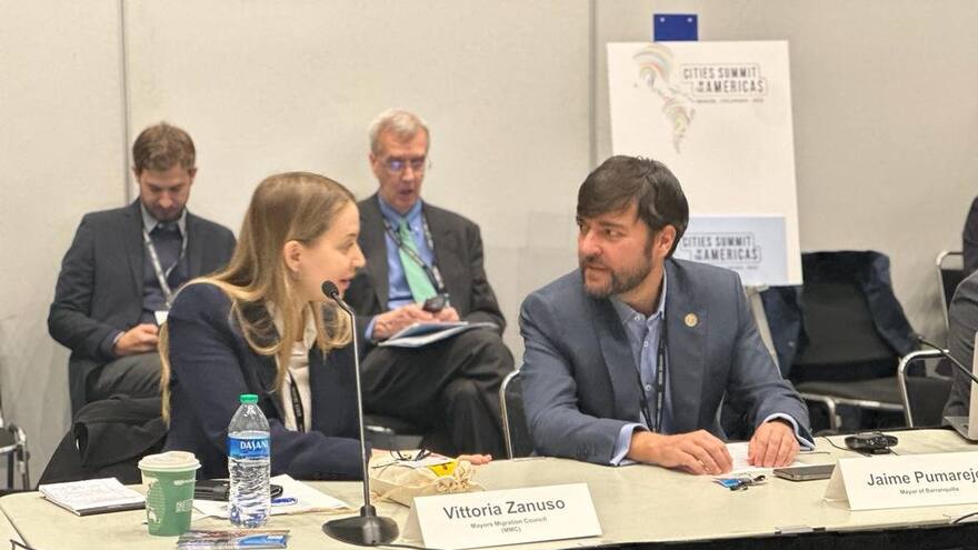 Jaime Pumarejo dijo que Barranquilla le da la mano a los migrantes a pesar de lo poco que tiene