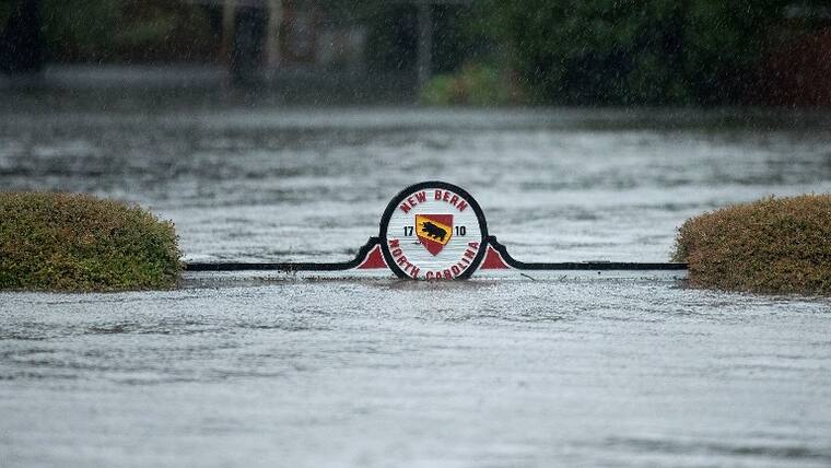 Hurricane Florence Slams Into Coast Of Carolinas