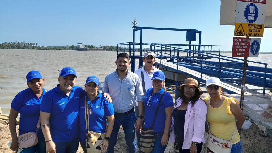 Adelantan acciones en bocatoma de Las Flores por cuña marina