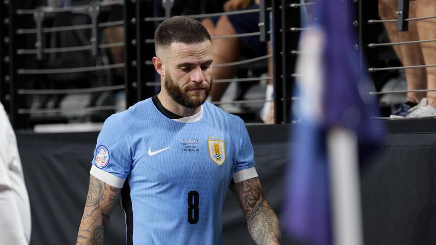 Copa América 2024: Nahitan Nández es baja y Ronald Araújo y Matías Viña son duda para jugar ante Colombia