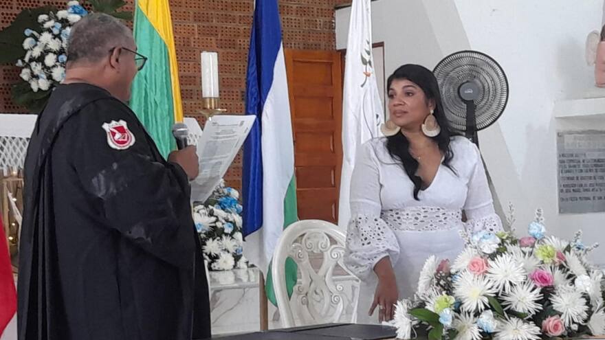 Merly Viana Pérez inicia su mandato como alcaldesa de San Jacinto, Bolívar, con grandes aspiraciones