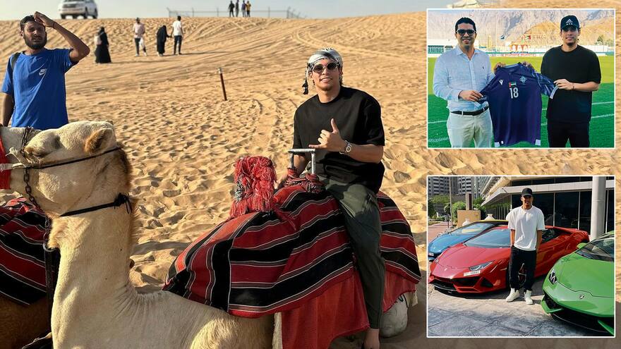 Salomón Alcalá, el ex-Junior que encontró ‘camello’ en Emiratos Árabes