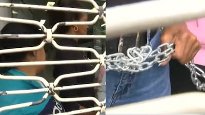 Madres de niños con enfermedades huérfanas se encadenan a EPS en Cali