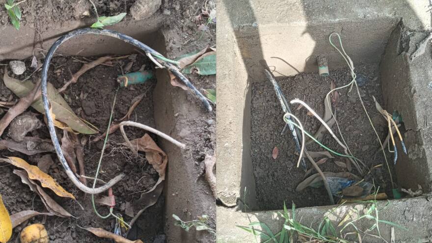Montería: continúa el robo de cables en los parques de la ciudad