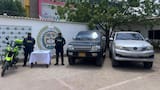 Policía recupera dos camionetas que habían sido hurtadas a turistas en Uribia, La Guajira