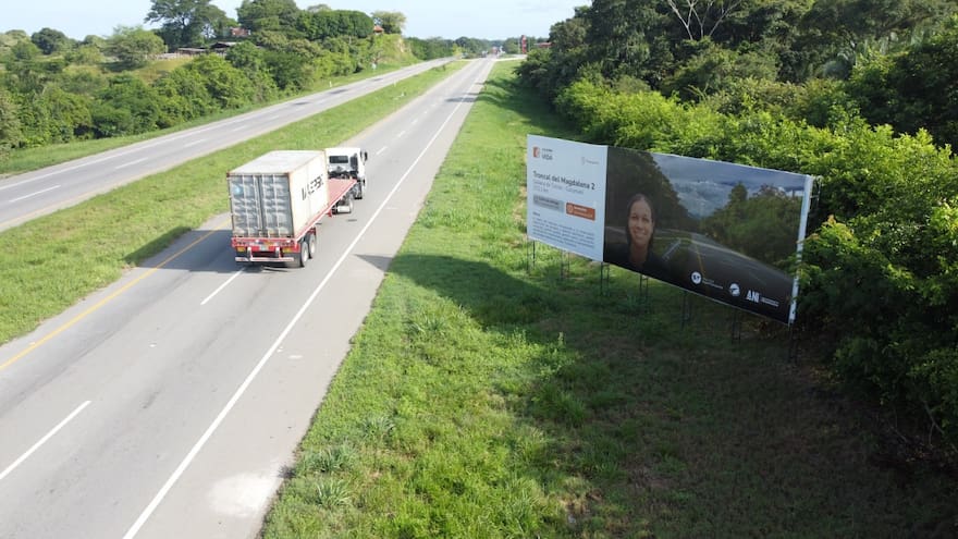 Concesión Autopista del Río Grande rinde cuentas del estado de la Troncal Magdalena Dos