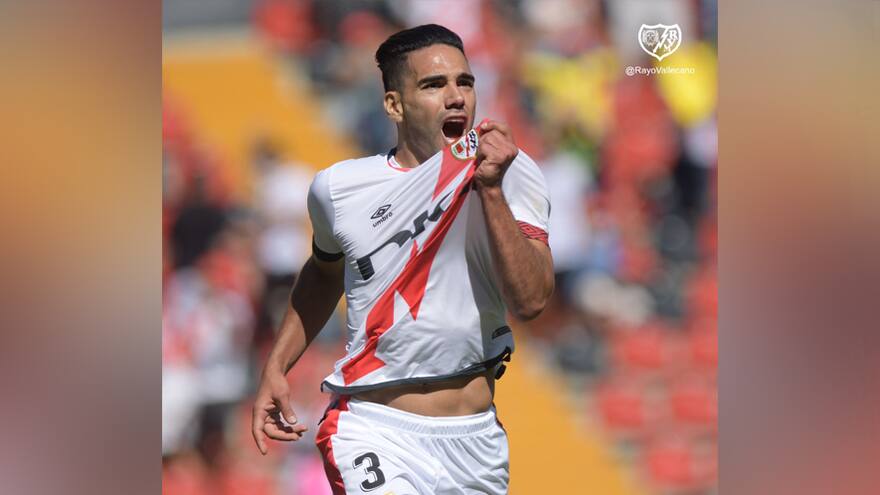 Falcao debuta con golazo en el Rayo Vallecano