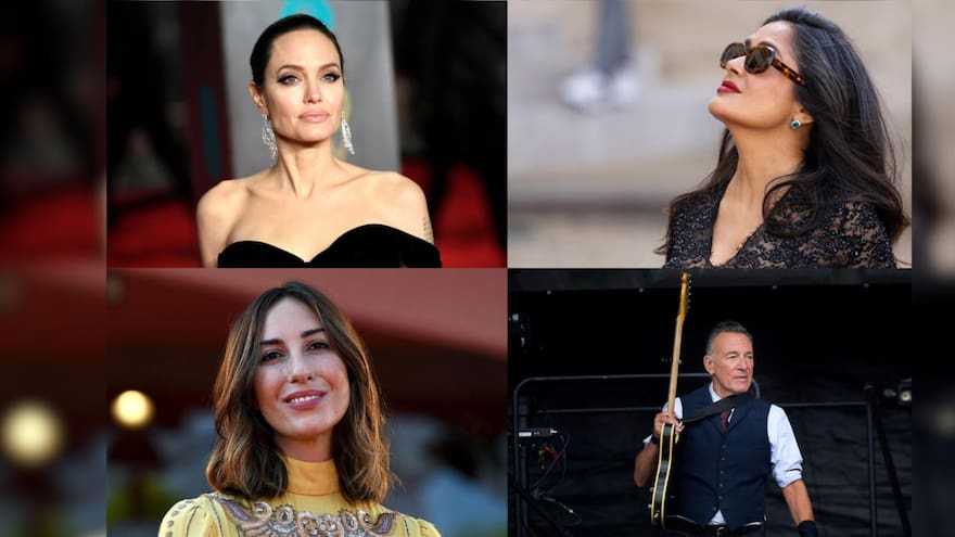Angelina Jolie, Salma Hayek y Bruce Springsteen estrenarán sus últimos filmes