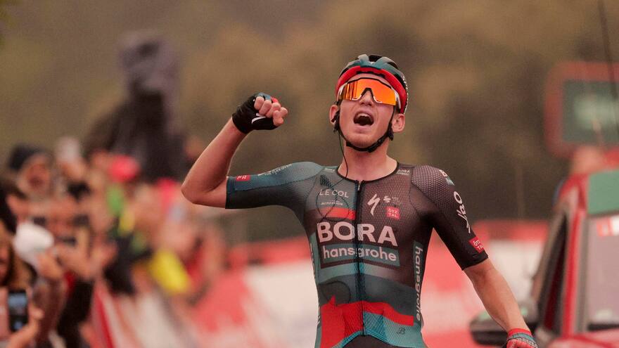 El alemán Lennard Kamna se impone en la novena etapa de la Vuelta