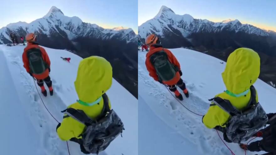 Video: alpinista cayó al vacío y murió, luego de que intentara tomarse una ‘selfie’