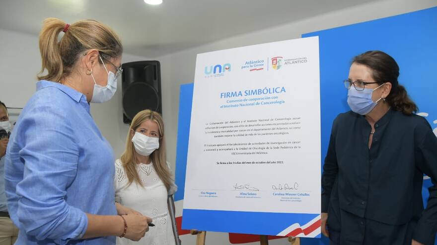 Gobernación del Atlántico firma convenio para la atención de pacientes oncológicos