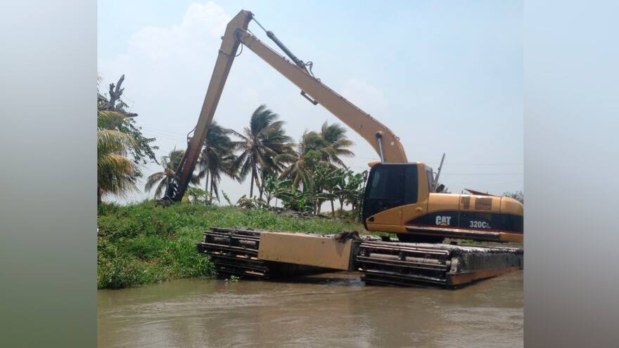 Reinician obras en los caños Clarín para llevar agua dulce a la Ciénaga Grande