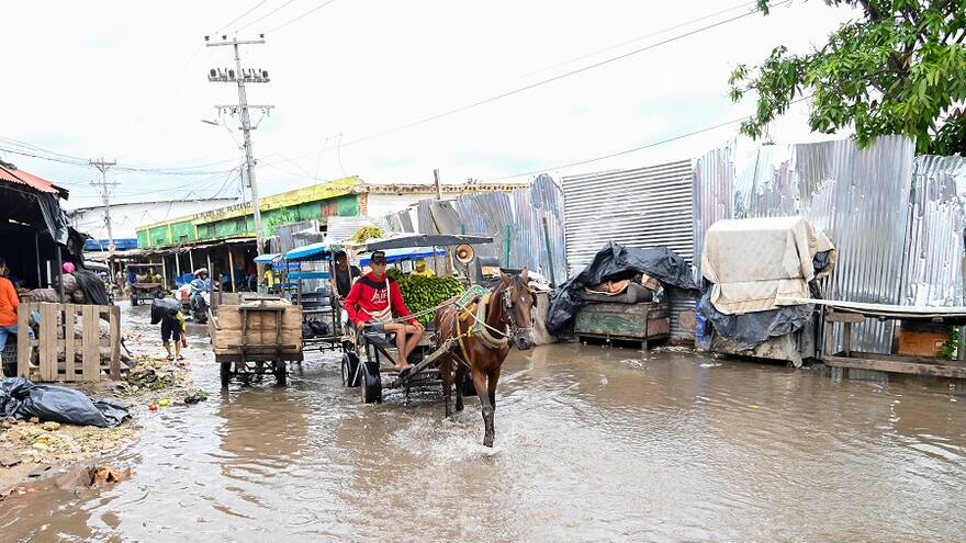 Sector de Barranquillita sufrió inundaciones por fuertes lluvias