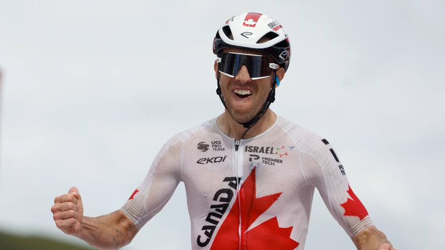 Michael Woods se impuso en solitario en la etapa 13 de La Vuelta a España