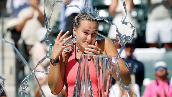 Aryna Sabalenka gana el título de Indian Wells