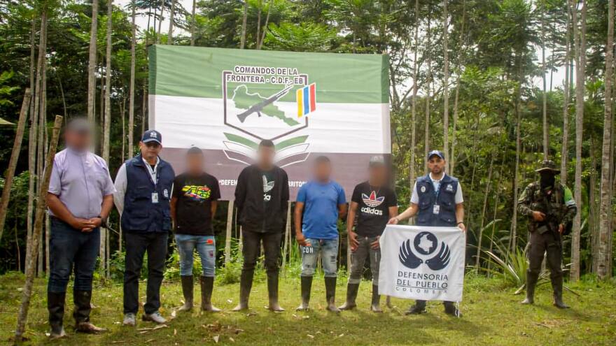 Segunda Marquetalia libera a 4 secuestrados, incluyendo un menor de edad