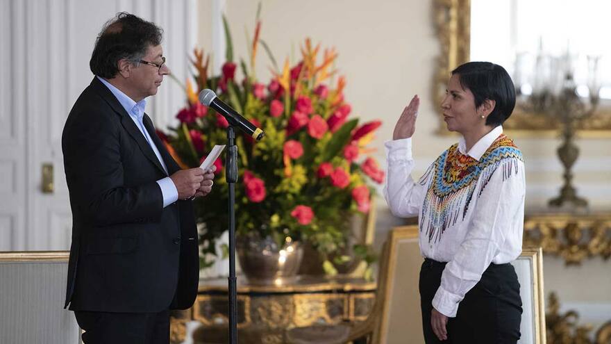 Gustavo Petro posesionó a María Patricia Tobón como directora de Unidad para las Víctimas