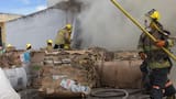 Incendio en bodega de reciclaje del barrio Las Nieves