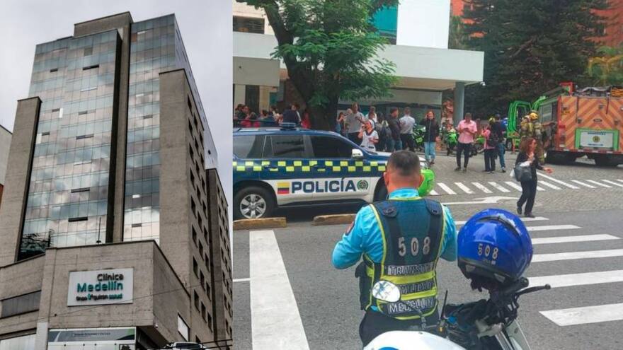 Hombre asesinó a un médico e incendió un consultorio en la Clínica Medellín de El Poblado