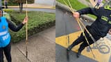 Cuatro policías heridos con flechas durante protesta en inmediaciones de la embajada de EE. UU. en Bogotá
