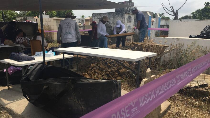 La UBPD recuperó dos cuerpos en el cementerio de Sucre-Sucre