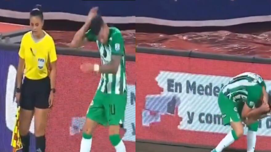 El futbolista Pablo Cepellini fue golpeado por una navaja en el clásico paisa