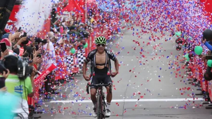 Wilson Pérez es subcampeón de la Vuelta a Guatemala