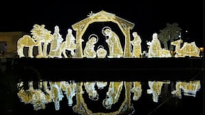 Cartagena tiene el pesebre flotante más grande de Colombia