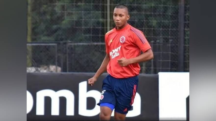 Rafael Santos Mercado, jugador de la selección Colombia, fue herido de un disparo en una de sus piernas, en Cartagena