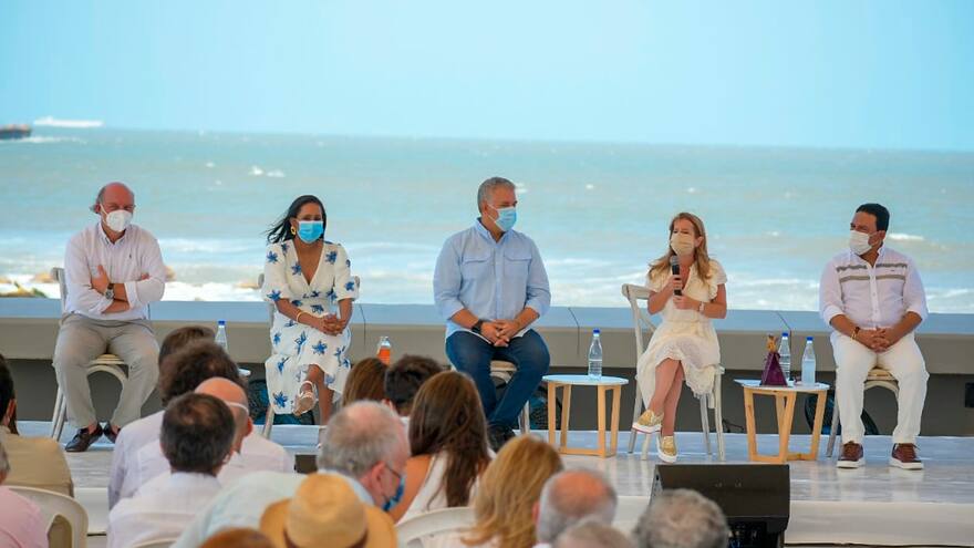 Elsa Noguera dice que muelle de Puerto Colombia será un sitio turístico por excelencia