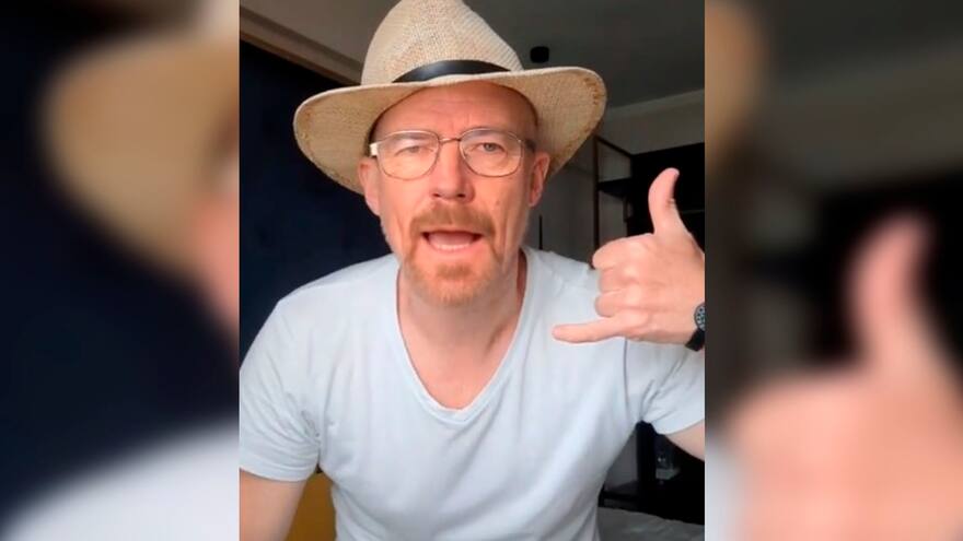 Bryan Cranston, actor de Breaking Bad, bailó al ritmo de 'Despechá', canción de Rosalía