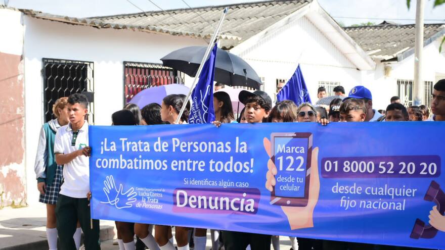 Realizan jornada de sensibilización contra la trata de Personas