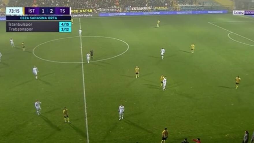 Jugadores del Istanbulspor abandonaron la cancha en protesta contra árbitro