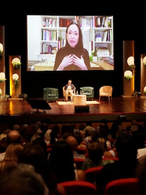 María Corina Machado en el Hay Festival