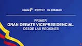 Minuto a minuto del Gran Debate Vicepresidencial desde las Regiones