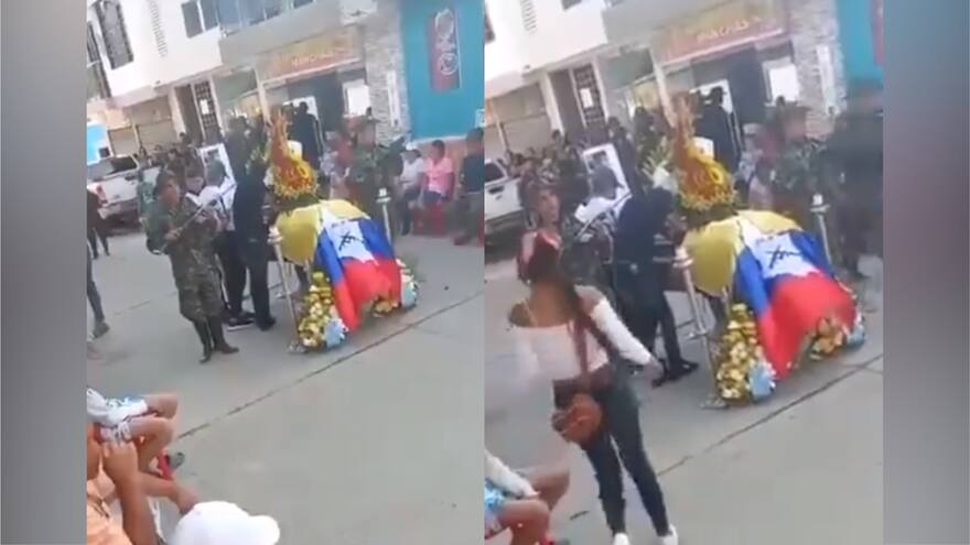 Disidentes de las Farc realizaron velorio en plena vía pública en Catatumbo
