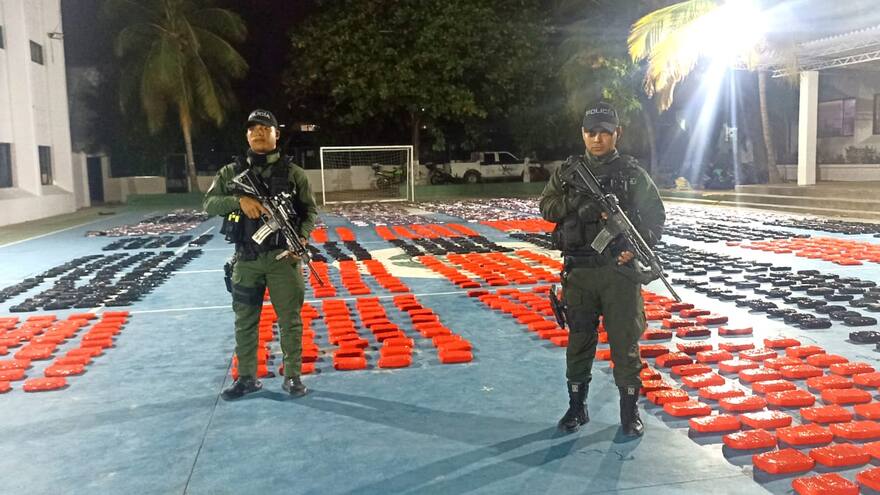 Incautan más de una tonelada de marihuana en Uribia, La Guajira