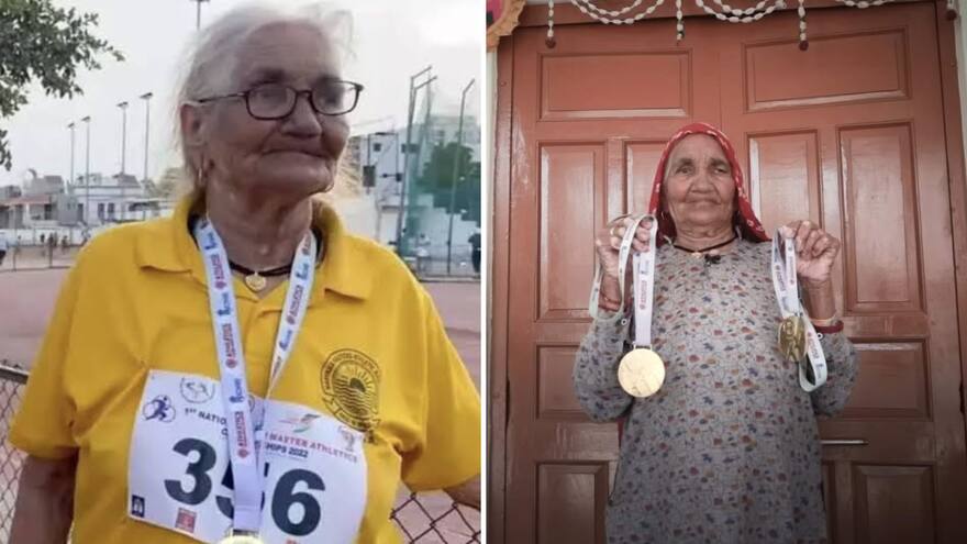 Con 105 años abuela rompe récord de 100 metros en atletismo