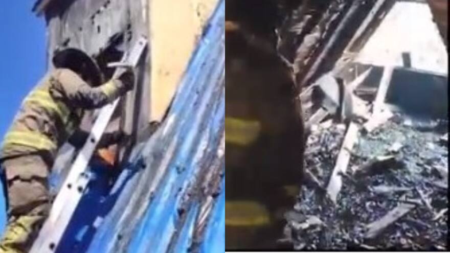 Reportan incendio en La Calera l varias personas resultaron afectadas por inhalación de humo