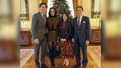Katy Perry y Justin Trudeau se muestran juntos en Japón en un encuentro diplomático