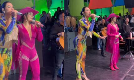 Video: Ana del Castillo y Paola Jara calmaron pelea durante concierto de una forma que causó gracia