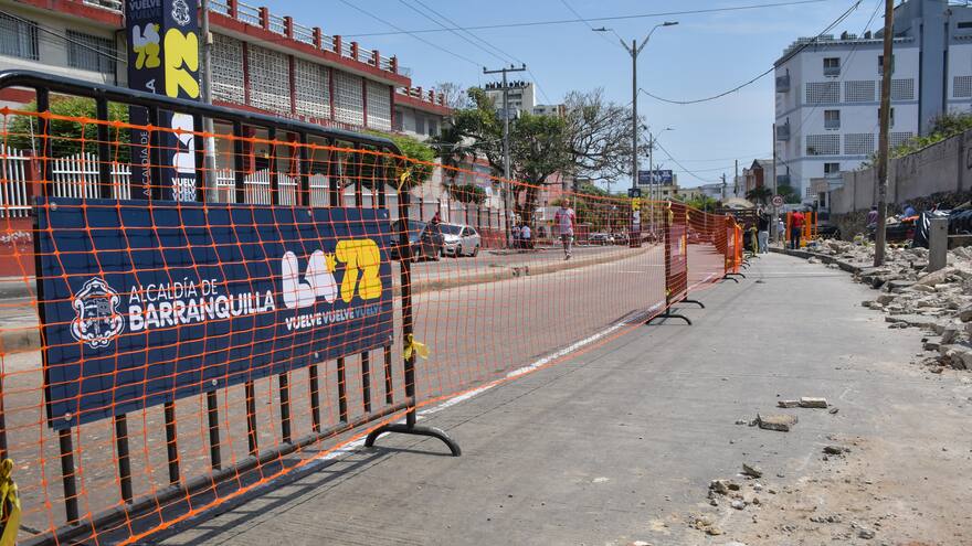 En marcha intervención de la calle 72, la avenida Shakira