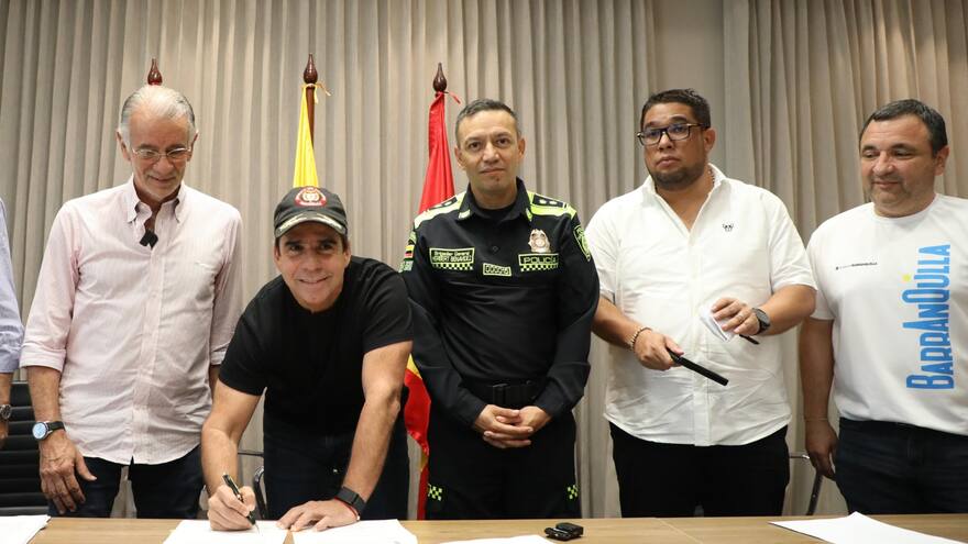 Inversión 'histórica' de $78 mil millones para la seguridad en Barranquilla