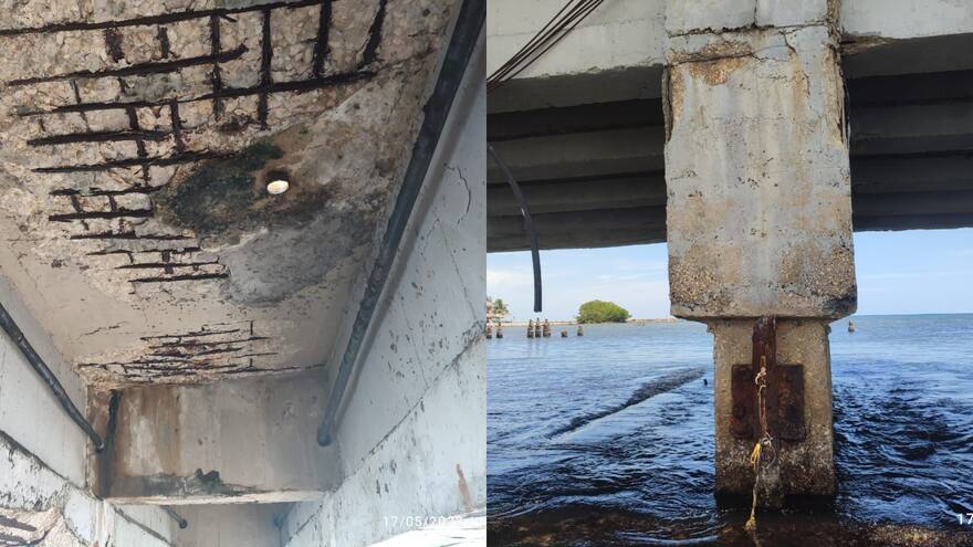 Sucre: alertan sobre corrosión del puente de la Boca de la Ciénaga en Coveñas