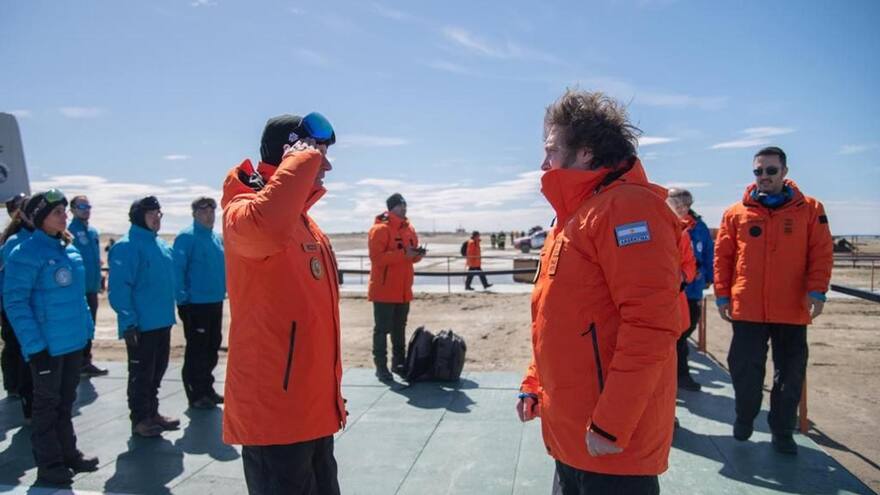 Video: Milei arriba a la Antártida para iniciar programa medioambiental